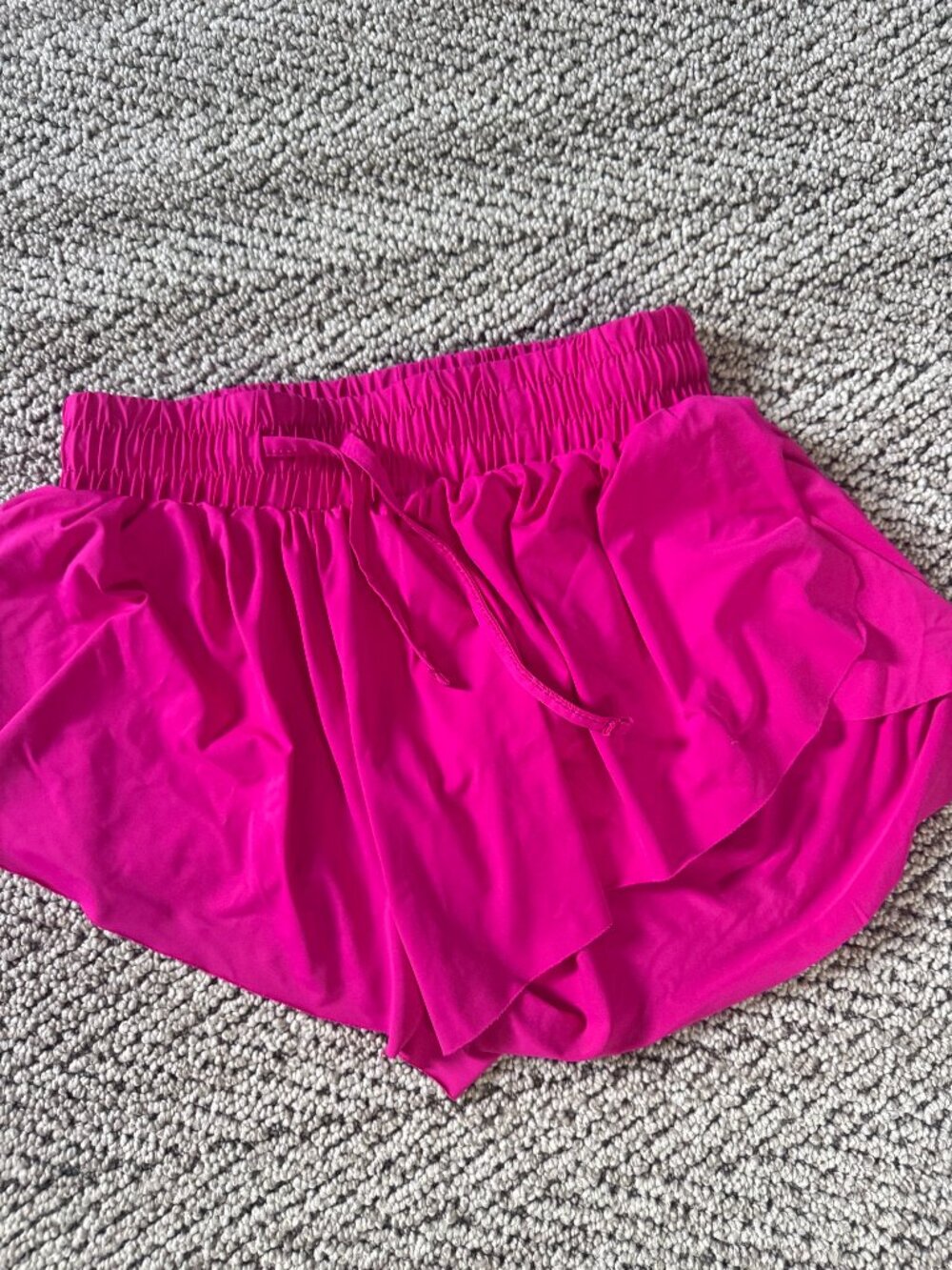 Girls Hot Pink Suzette Flyaway Shorts